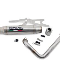 Escape compatible con Honda Ruckus NPS50 2003-2025, Deeptone Inox, Escape completo, no legal para países de la UE, con db killer extraíble 