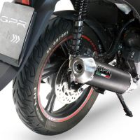 Escape compatible con Honda SH 125 2020-2023, Pentascooter, Escape linea completa racing, con db killer extraíble 