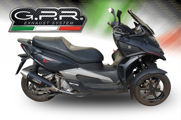 Escape compatible con Quadro Qv 3 2018-2020, Power Bomb, Escape legal, homologado, silenciador con db killer desmontable 