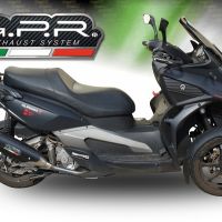 Escape compatible con Quadro Qv 3 2018-2020, Power Bomb, Escape legal, homologado, silenciador con db killer desmontable 