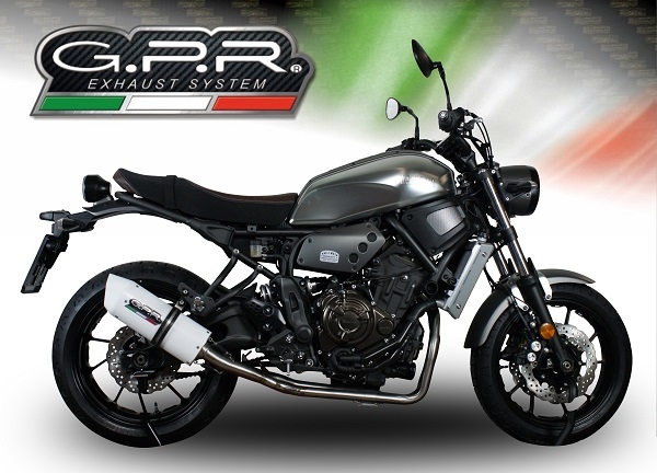 Escape compatible con Yamaha Xsr 700 2017-2020, Albus Evo4, Escape completo, no legal para países de la UE, con db killer extraíble 