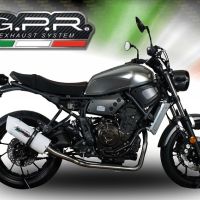 Escape compatible con Yamaha Xsr 700 2017-2020, Albus Evo4, Escape completo, no legal para países de la UE, con db killer extraíble 