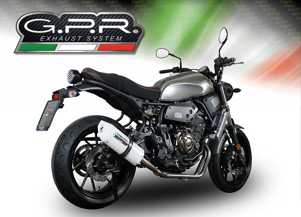 Escape compatible con Yamaha Xsr 700 2017-2020, Albus Evo4, Escape completo, no legal para países de la UE, con db killer extraíble 