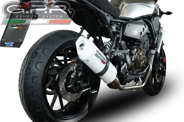 Escape compatible con Yamaha Xsr 700 2017-2020, Albus Evo4, Escape completo, no legal para países de la UE, con db killer extraíble 