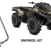 Escape compatible con Can Am Outlander 650 XMR 2013-2023, Snorkel kit, Kit de extensión de snorkel para terminal GPR Pentacross 
