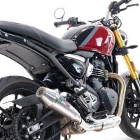 Escape compatible con Triumph Speed 400 2023-2025, Ultracone, Escape legal, homologado, silenciador con db killer desmontable y tubo de conexión específico 