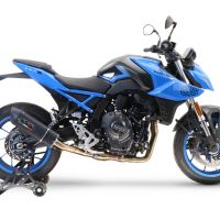 Escape compatible con Suzuki Gsx-8R 2022-2024, Furore Nero, Escape completo, no legal para países de la UE, con db killer extraíble 
