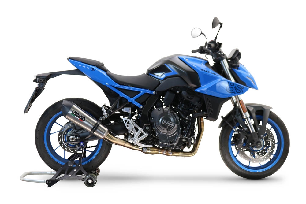Escape compatible con Suzuki Gsx-8S 2022-2024, Gpe Ann. titanium, Escape completo, no legal para países de la UE, con db killer extraíble 