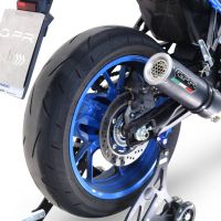 Escape compatible con Suzuki Gsx-8S 2022-2024, M3 Black Titanium, Escape completo, no legal para países de la UE, con db killer extraíble 