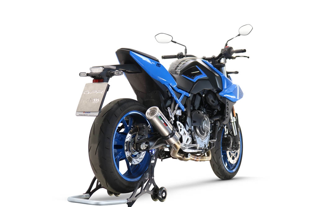 Escape compatible con Suzuki Gsx-8S 2022-2024, M3 Inox , Escape completo, no legal para países de la UE, con db killer extraíble 