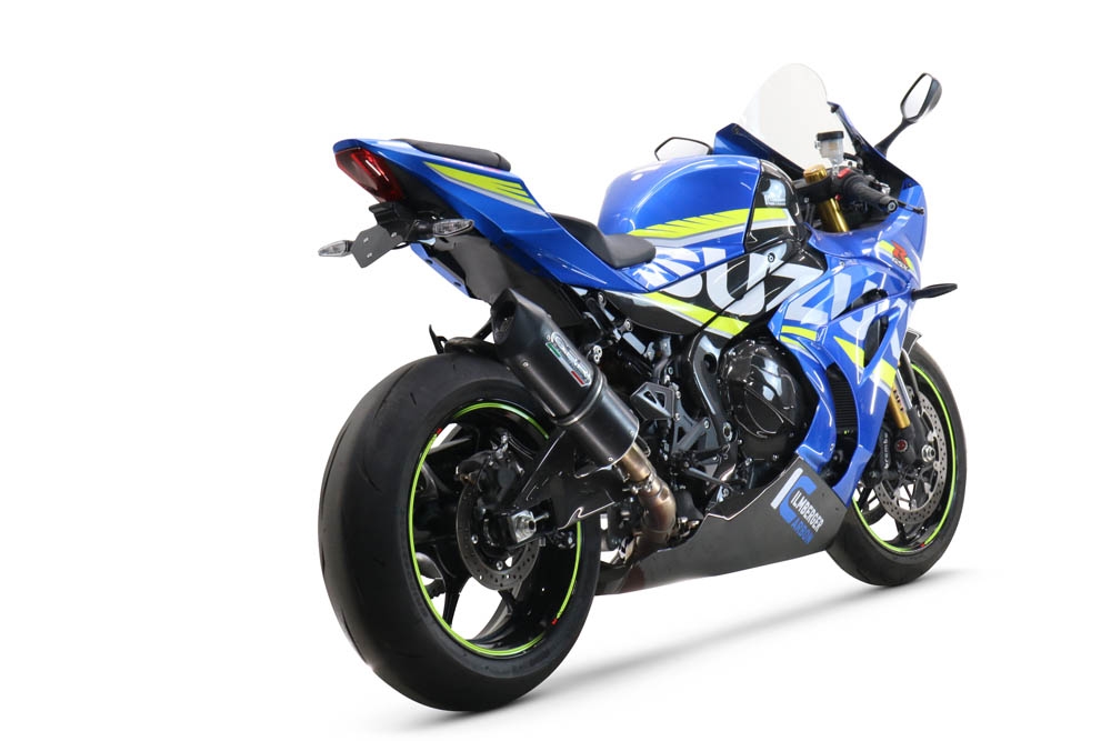 Escape compatible con Suzuki Gsx-R 1000 - 1000 R 2017-2020, Furore Evo4 Nero, Escape legal, homologado, silenciador con db killer desmontable y tubo de conexión específico 