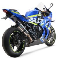 Escape compatible con Suzuki Gsx-R 1000 - 1000 R 2021-2025, Gpe Ann. titanium, Escape racing, silenciador con tubo de conexion, articulo sin homologacion 