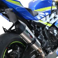 Escape compatible con Suzuki Gsx-R 1000 - 1000 R 2017-2020, GP Evo4 Titanium, Escape legal, homologado, silenciador con db killer desmontable y tubo de conexión específico 
