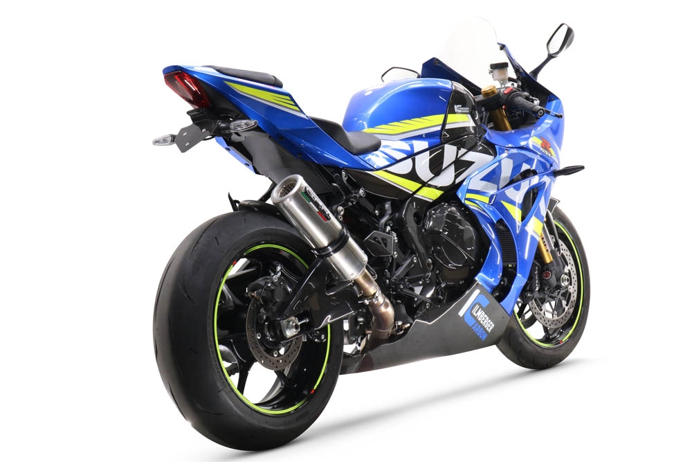 Escape compatible con Suzuki Gsx-R 1000 - 1000 R 2017-2020, M3 Inox , Escape legal, homologado, silenciador con db killer desmontable y tubo de conexión específico 