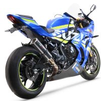 Escape compatible con Suzuki Gsx-R 1000 - 1000 R 2021-2025, M3 Poppy , Escape racing, silenciador con tubo de conexion, articulo sin homologacion 