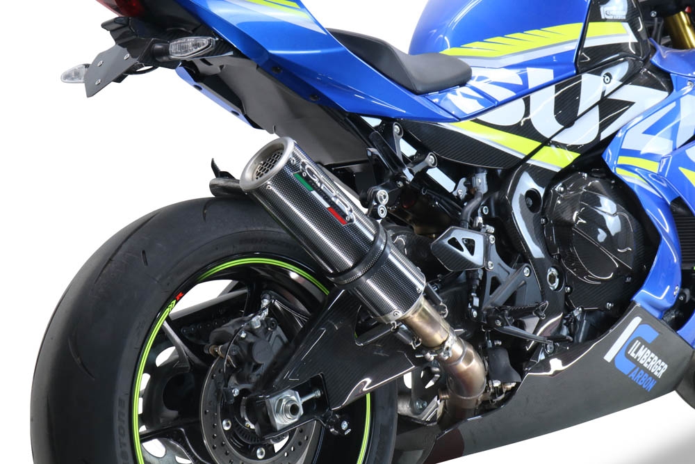 Escape compatible con Suzuki Gsx-R 1000 - 1000 R 2021-2025, M3 Poppy , Escape racing, silenciador con tubo de conexion, articulo sin homologacion 