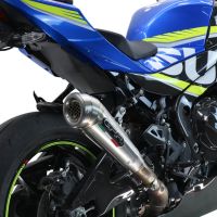 Escape compatible con Suzuki Gsx-R 1000 - 1000 R 2017-2020, Powercone Evo, Escape legal, homologado, silenciador con db killer desmontable y tubo de conexión específico 