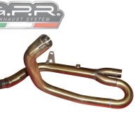 Escape compatible con Suzuki Sv 650 A 2021-2025, Trioval, Escape legal, homologado, silenciador con db killer desmontable y tubo de conexión específico 