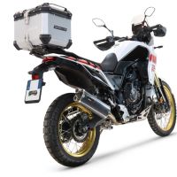 Baúl GPR TECH compatible con  Yamaha Tenere 700 2021/2024 e5 Baúl Alpi-Tech en aluminio color plata, incluye portaequipajes específico de aluminio y placa especifica de acero. Capacidad Litros 45