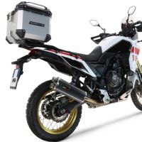 Baúl GPR TECH compatible con  Yamaha Tenere 700 2021/2024 e5 Baúl Alpi-Tech en aluminio color plata, incluye portaequipajes específico de aluminio y placa especifica de acero. Capacidad Litros 45