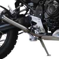 Escape compatible con Yamaha Tenere 700 2021-2024, Albus Evo4, Escape legal, homologado, silenciador con db killer desmontable y tubo de conexión específico 
