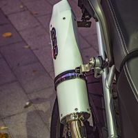 Escape compatible con Triumph Tiger 900 2020-2023, Albus Evo4, Escape legal, homologado, silenciador con db killer desmontable y tubo de conexión específico 