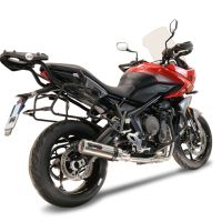 Escape compatible con Triumph Tiger Sport 660 2022-2024, M3 Titanium Natural, Escape completo homologado y legal,con catalizador incluido db killer extraíble 