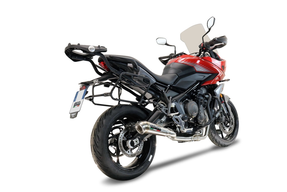 Escape compatible con Triumph Tiger Sport 660 2022-2024, Powercone Evo, Escape completo, no legal para países de la UE, con db killer extraíble 