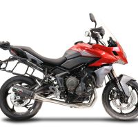 Escape compatible con Triumph Tiger Sport 660 2022-2024, M3 Black Titanium, Escape completo homologado y legal,con catalizador incluido db killer extraíble 