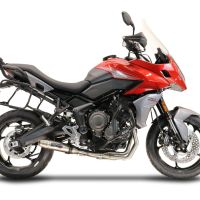 Escape compatible con Triumph Tiger Sport 660 2022-2024, Deeptone Inox, Escape completo, no legal para países de la UE, con db killer extraíble 