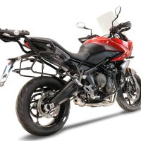 Escape compatible con Triumph Tiger Sport 660 2022-2024, Deeptone Inox, Escape completo, no legal para países de la UE, con db killer extraíble 