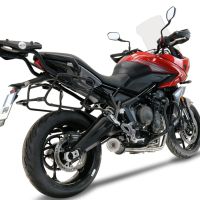 Escape compatible con Triumph Tiger Sport 660 2022-2024, M3 Black Titanium, Escape completo, no legal para países de la UE, con db killer extraíble 