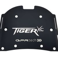 GPR TECH compatible con  Triumph Tiger 800 2011/2016 e3 Placa de fijación específica Top Case ALPITECH 35 LT compatible con portaequipajes original, fabricada en acero inoxidable con 4 puntos de anclaje