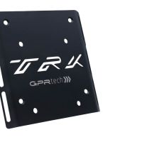 Baúl GPR TECH compatible con  Benelli Trk 502 2017/2020 e4 Baúl Alpi-Tech en aluminio, color negro con placa específica incluida Capacidad Litros 55
