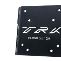 Baúl GPR TECH compatible con  Benelli Trk 502 2017/2020 e4 Baúl Alpi-Tech en aluminio, color negro con placa específica incluida Capacidad Litros 55
