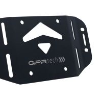 GPR TECH compatible con  Kawasaki Versys 1000 i.e. 2021/2024 e5 Placa de fijación específica en Titanio ALPITECH 35/55 LT compatible con portaequipajes original, fabricada en titanio con 4 puntos de anclaje