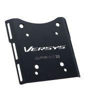 GPR TECH compatible con  Kawasaki Versys-X 300 2017/2021 e4 Placa de fijación específica Top Case ALPITECH 55 LT compatible con portaequipajes original, fabricada en acero inoxidable con 4 puntos de anclaje