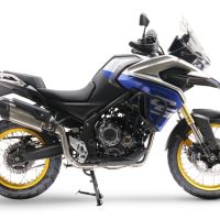 Escape compatible con Voge 525DSX 2023-2024, Decatalizzatore RACING, Tubo supresor de catalizador 