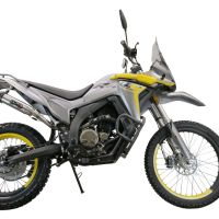 Escape compatible con Voge 300Rally 2022-2024, Deeptone Inox, Escape homologaedo, legal para mercados fuera de la UE, incluido tubo de enlace y db killer extraíble 