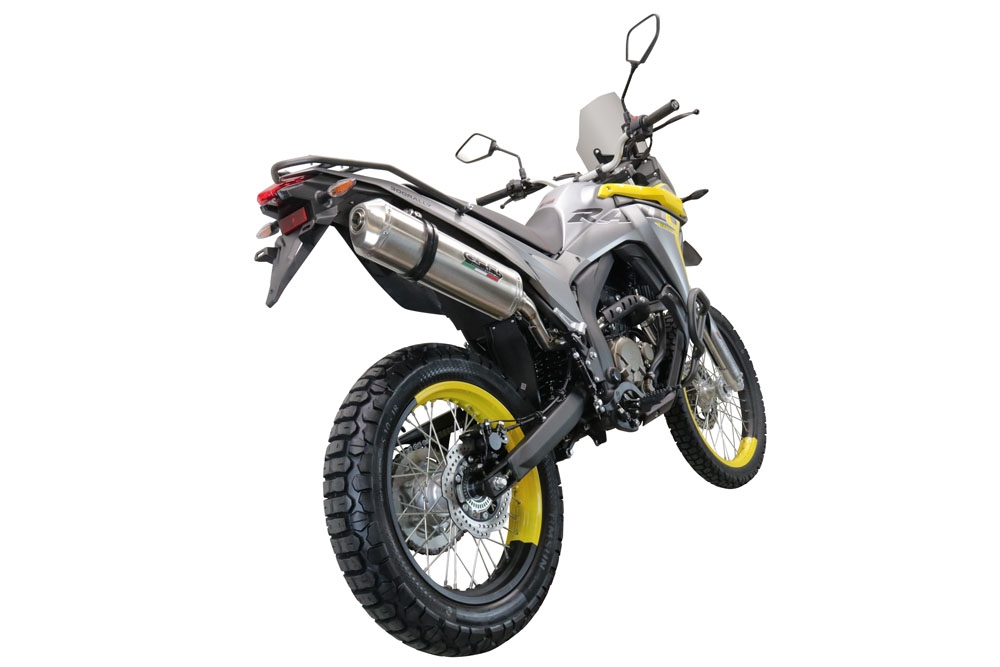 GPR escape compatible con  Voge 300Rally 2022-2024, Satinox , Escape legal, homologado, silenciador con catalizador, db killer desmontable y tubo de conexión específico 