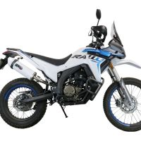 Escape compatible con Voge 300Rally 2022-2024, Albus Evo4, Escape homologaedo, legal para mercados fuera de la UE, incluido tubo de enlace y db killer extraíble 
