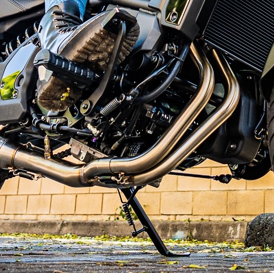 Escape compatible con Kawasaki Vulcan 650 S 2021-2023, M3 Inox , Escape completo, no legal para países de la UE, con db killer extraíble 
