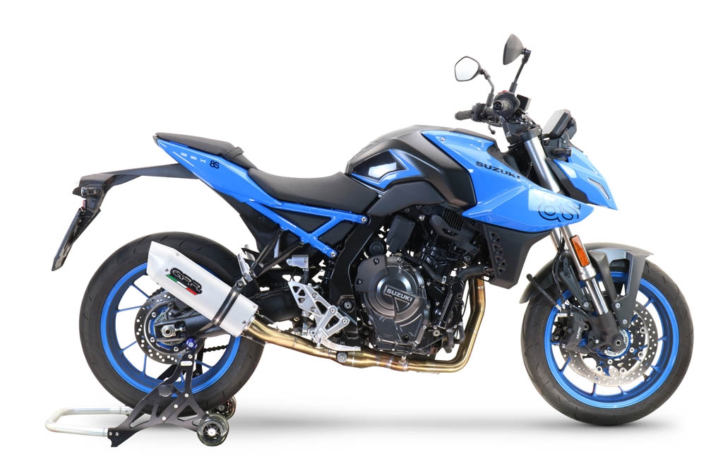 Escape compatible con Suzuki Gsx-8S 2022-2024, Albus Ceramic, Escape completo, no legal para países de la UE, con db killer extraíble 