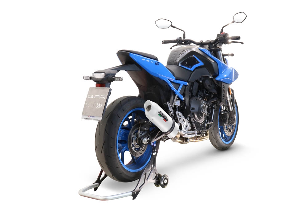 GPR escape compatible con  Suzuki Gsx-8R 2022-2024, Albus Evo4, Escape completo homologado y legal,con catalizador incluido db killer extraíble 