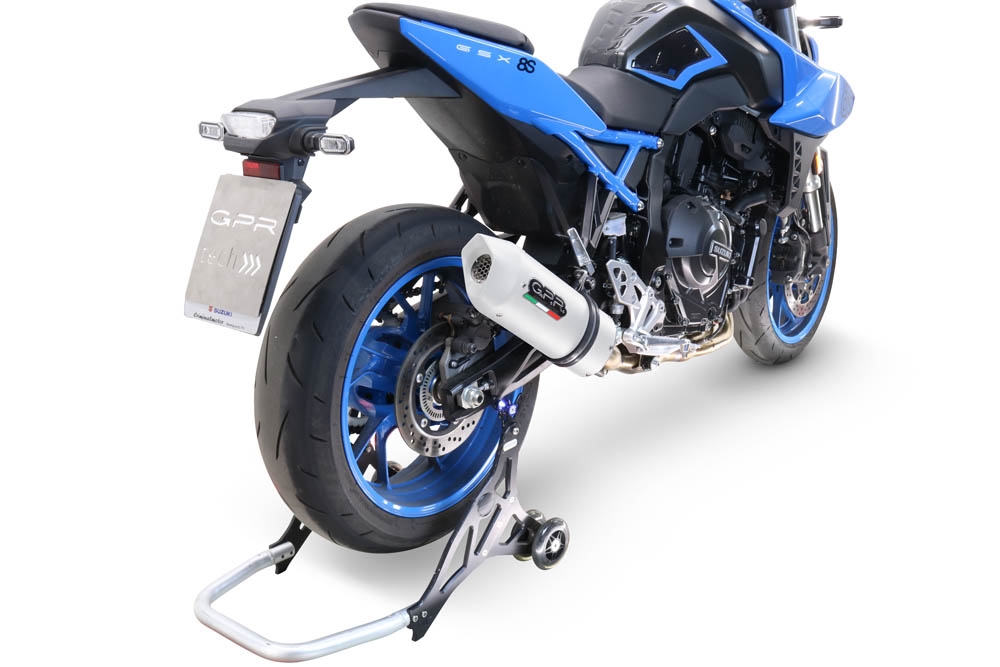 GPR escape compatible con  Suzuki Gsx-8R 2022-2024, Albus Evo4, Escape completo homologado y legal,con catalizador incluido db killer extraíble 