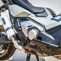 Escape compatible con Honda X-Adv 750 2021-2024, Albus Evo4, Escape legal, homologado, silenciador con db killer desmontable y tubo de conexión específico 