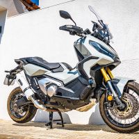 Escape compatible con Honda X-Adv 750 2021-2024, Albus Evo4, Escape legal, homologado, silenciador con db killer desmontable y tubo de conexión específico 