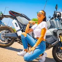 Escape compatible con Honda X-Adv 750 2021-2024, Albus Evo4, Escape legal, homologado, silenciador con db killer desmontable y tubo de conexión específico 