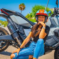 Escape compatible con Honda X-Adv 750 2016-2020, Furore Evo4 Nero, Escape legal, homologado, silenciador con db killer desmontable y tubo de conexión específico 