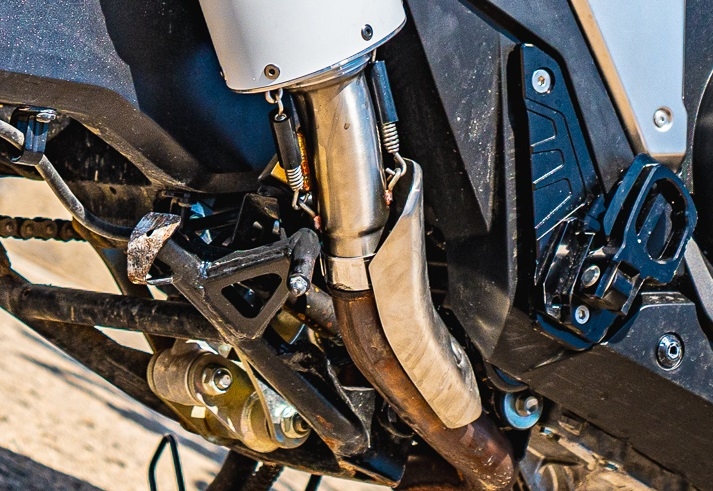 Escape compatible con Honda X-Adv 750 2016-2020, Powercone Evo, Escape legal, homologado, silenciador con db killer desmontable y tubo de conexión específico 